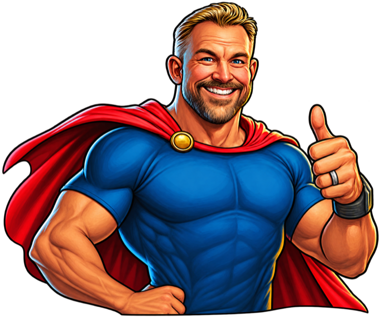 Flush Gordon, the MGA superhero mascot